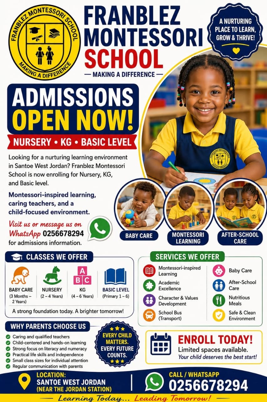 Franblez Montessori School admissions